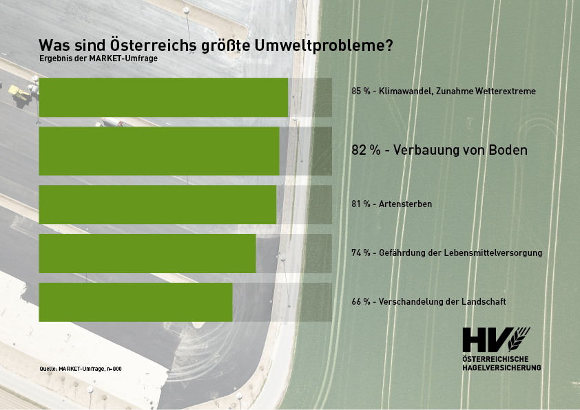 Chart - „Was sind Österreichs größte Umweltprobleme?“